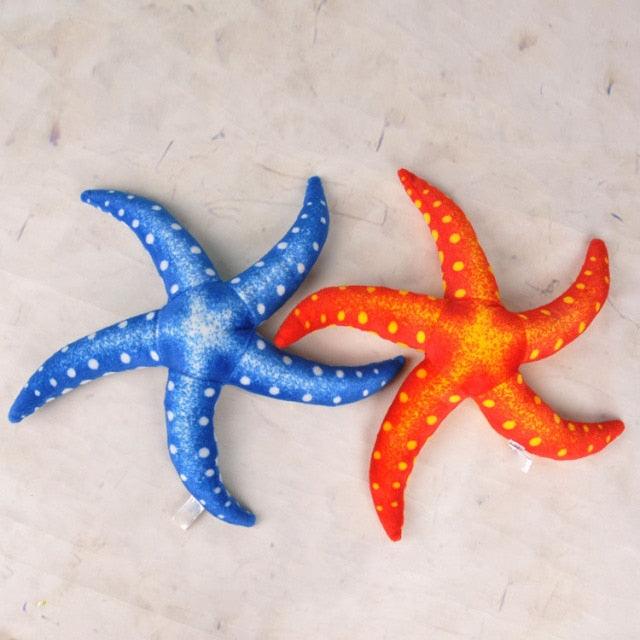 Real plush starfish