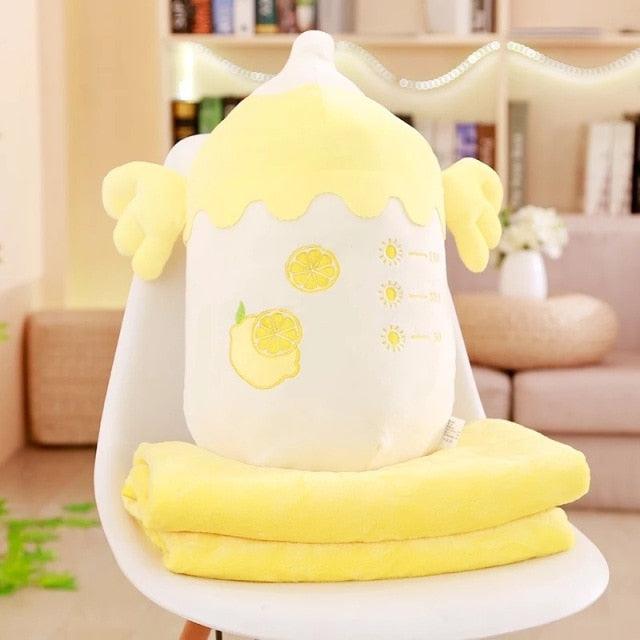 Milk bottle plush toy