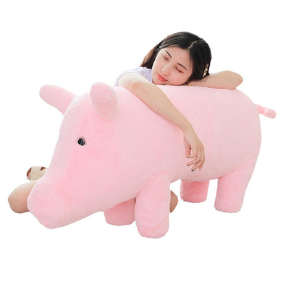 Jouet Peluche Porcine Géante de 43'' Simulation de Porc