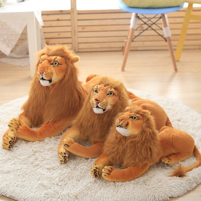 Peluche Réaliste Lion - Peluche Center | Boutique Doudou & Peluches