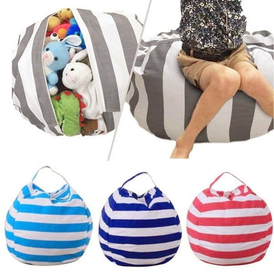 Jouets en peluche en forme de sac de haricots, rangement et organisation