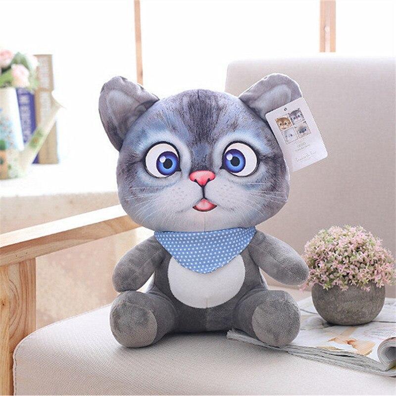 Peluche Chat Mignon Oreiller - Peluche Center | Boutique Doudou & Peluches