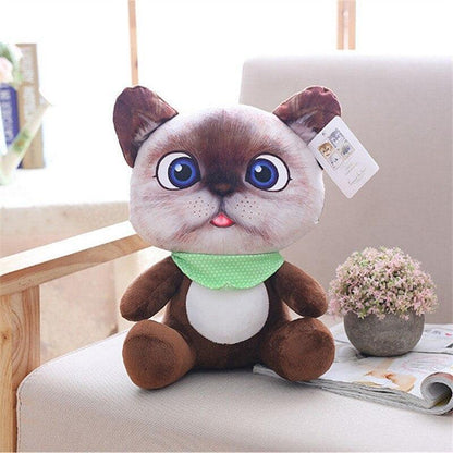 Peluche Chat Mignon Oreiller - Peluche Center | Boutique Doudou & Peluches