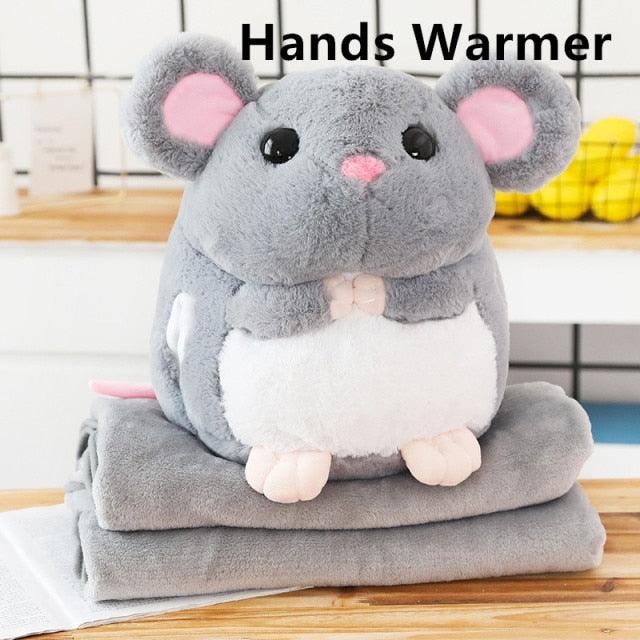 Super soft animal mouse plush toy for sleeping