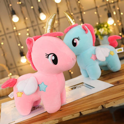 Peluche Licorne avec étoiles - Peluche Center