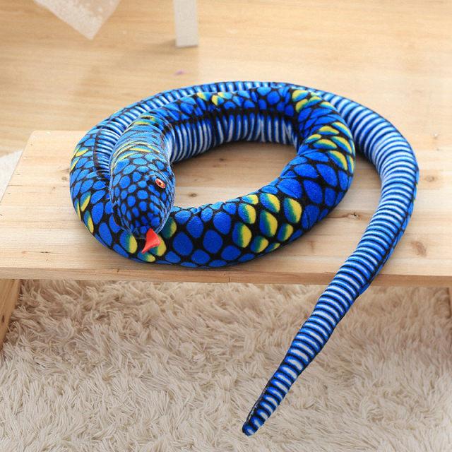 Realistic Python and Boa Constrictor stuffed animals