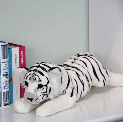 Bébé tigre blanc en peluche 25 cm