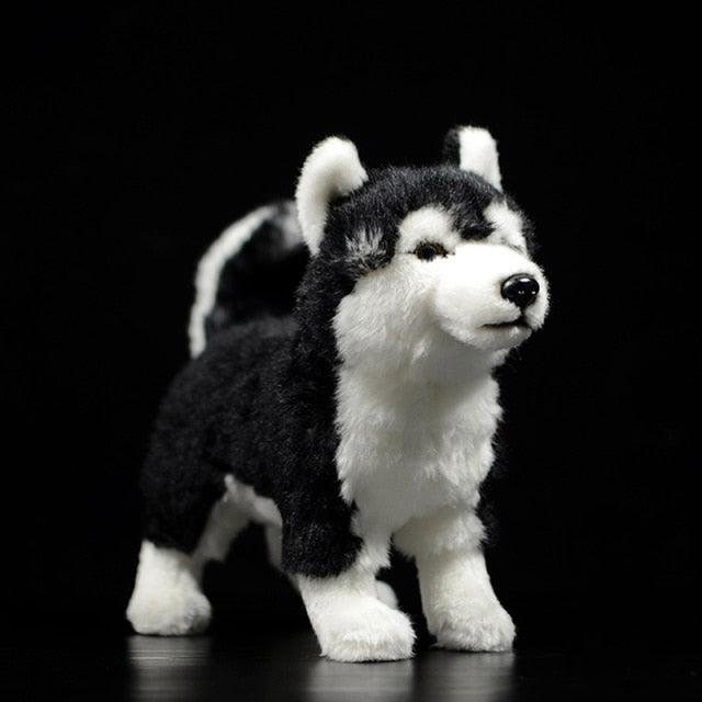 Peluche Chien Malamute d'Alaska 9" réaliste