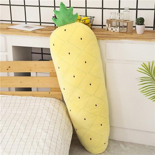 Plush Toy Fruits Vegetables Strawberry Carrot 47" long