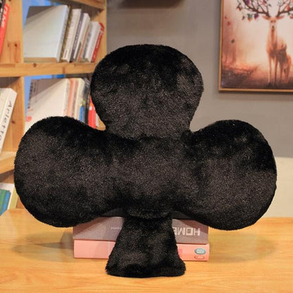 Plush toys in the shape of playing cards