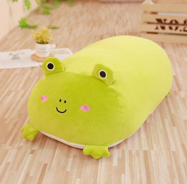 Peluche Coussin Grenouille - Peluche Center | Boutique Doudou & Peluches