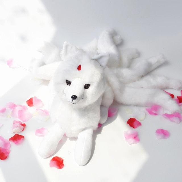 Cute nine-tailed fox plush toy