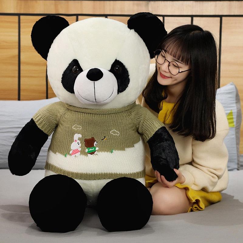 Peluche Panda Géant avec Pull