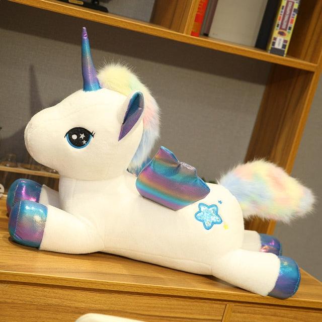 12" - 17.5" Plush Rainbow Unicorn Doll, Stuffed Unicorn Doll for Kids