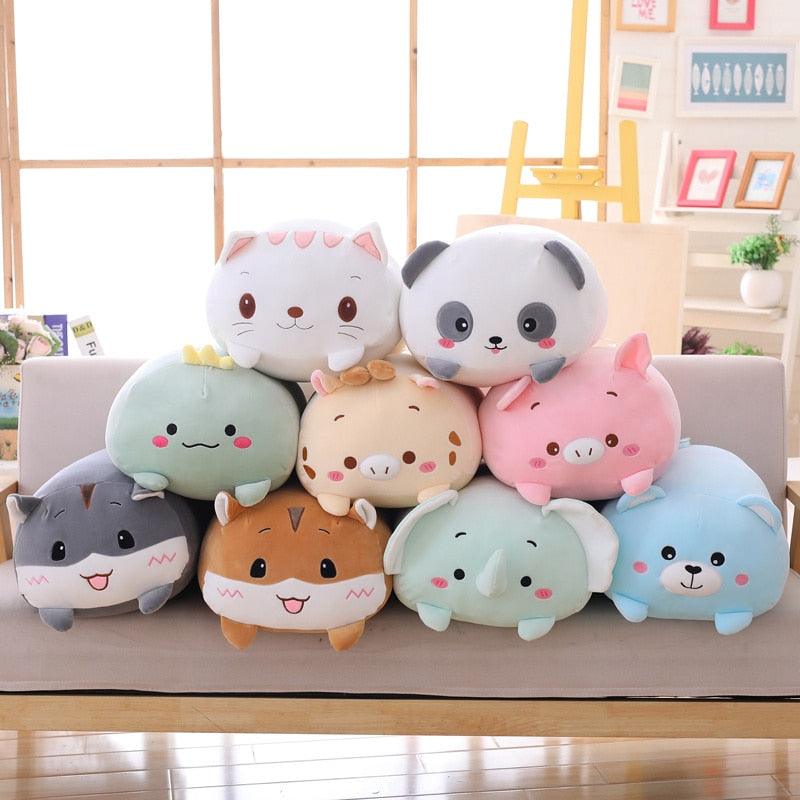 9 Style Animaux Doux Cartoon Peluche Jouets Oreiller