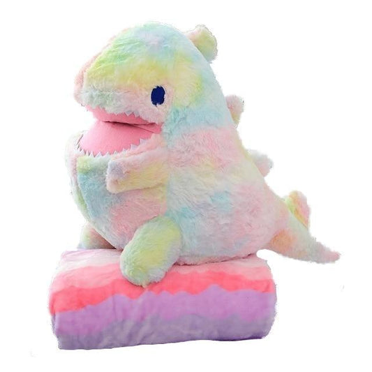 Peluche Dinosaure Multicolore - Peluche Center | Boutique Doudou & Peluches