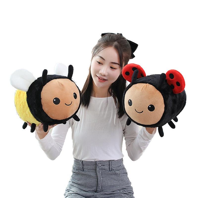 Plushie Kawaii Ladybug Bee Pillow Stuffed Toys