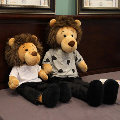 Peluche Lion Habillé - Peluche Center | Boutique Doudou & Peluches