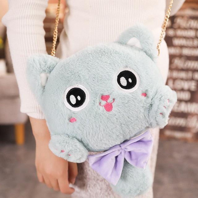 Sac à dos pour peluche de chat kawaii