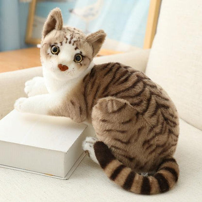Realistic Siamese cat soft toys