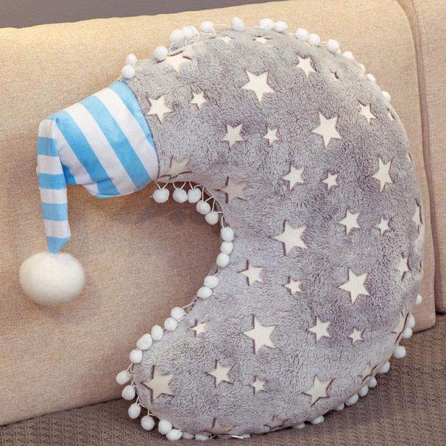 Oreiller en peluche Cloud Moon Star Luminous Pillow Toy