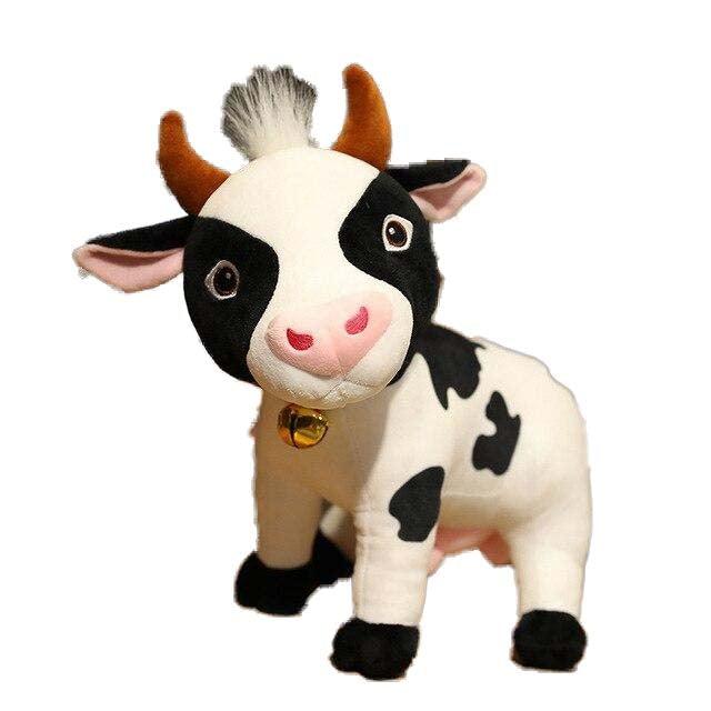 Petite Peluche Vache Réaliste - Peluche Center | Boutique Doudou & Peluches