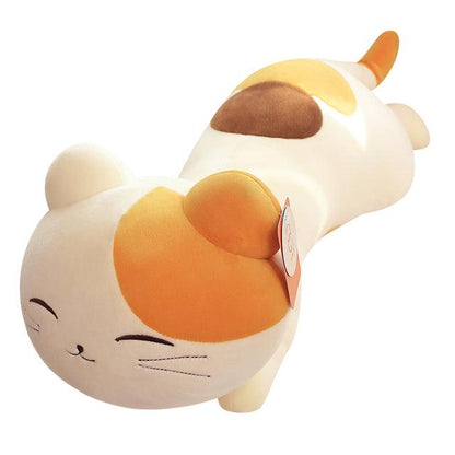 Huggable Sleeping Cats Plush Pillow