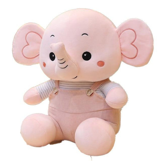 Peluche Éléphant Salopette - Peluche Center | Boutique Doudou & Peluches