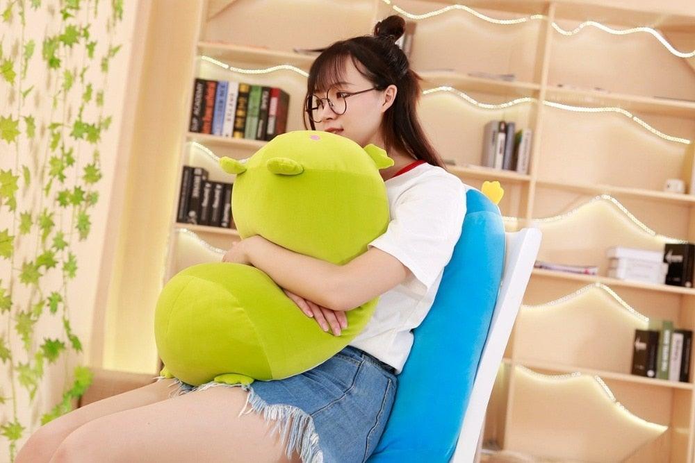 Peluche Coussin Grenouille - Peluche Center | Boutique Doudou & Peluches