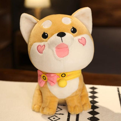 Peluche Kawaii Shiba Inu Visage Rond