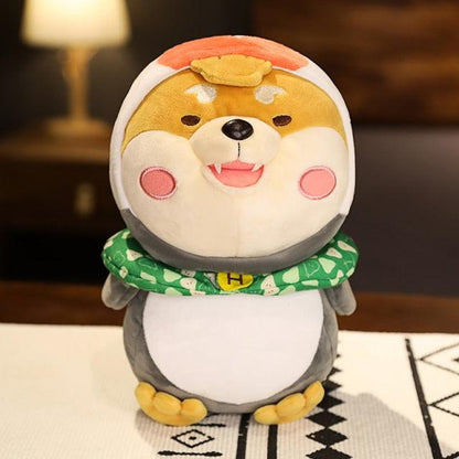 Peluche Kawaii Shiba Inu Visage Rond