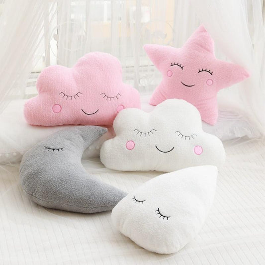 Peluche Nuage Lune Etoile Goutte de pluie