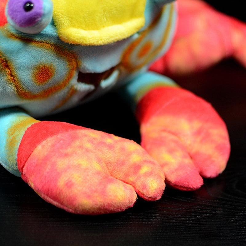 Red Crabs Plush Toys, Real Ocean Creatures, Soft Crabs Plush Toys for Children