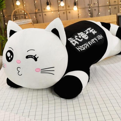 43 inch cat plush toy, cartoon animal plush doll.