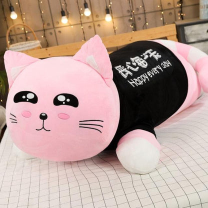 43 inch cat plush toy, cartoon animal plush doll.