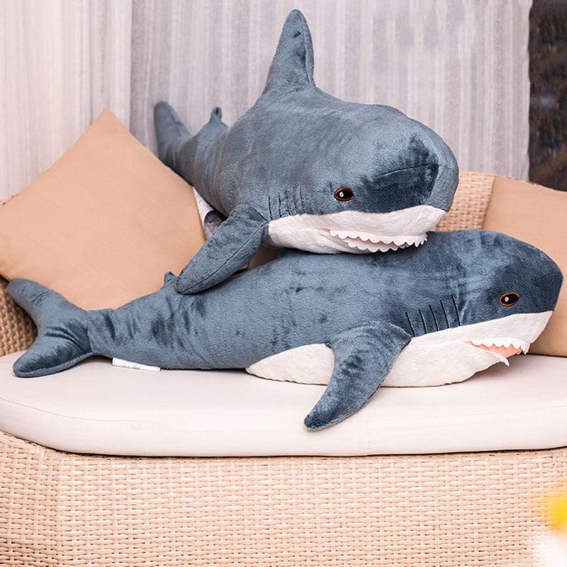 Peluche grand requin blanc à la morsure géante