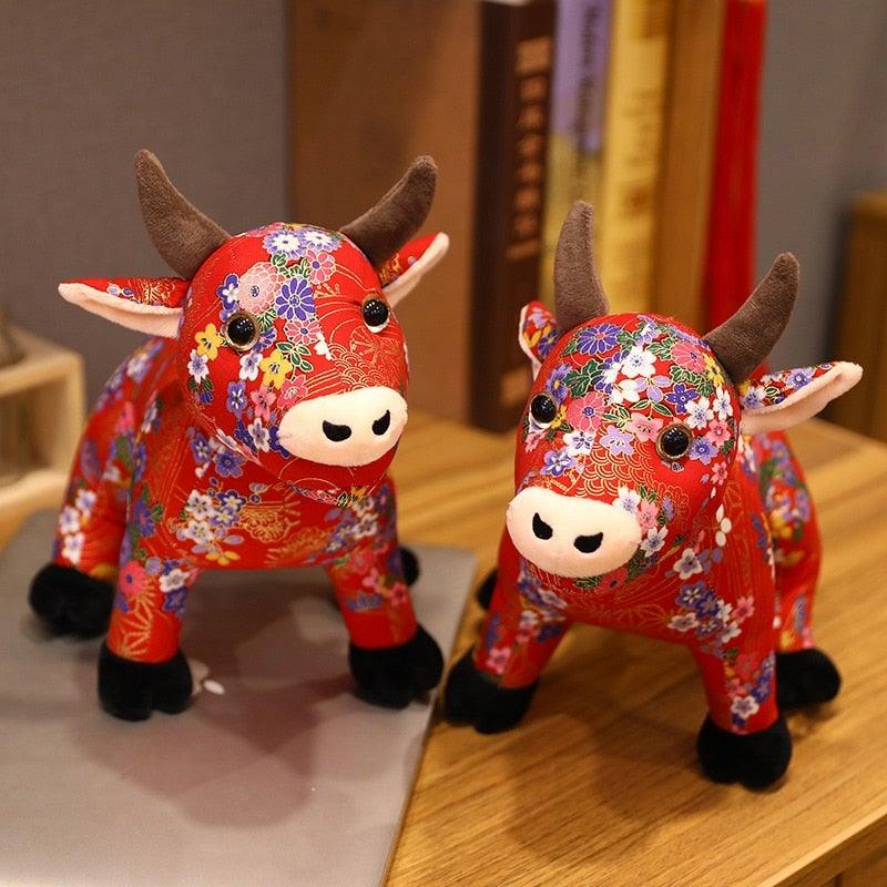 Peluche Vache a Fleur - Peluche Center | Boutique Doudou & Peluches