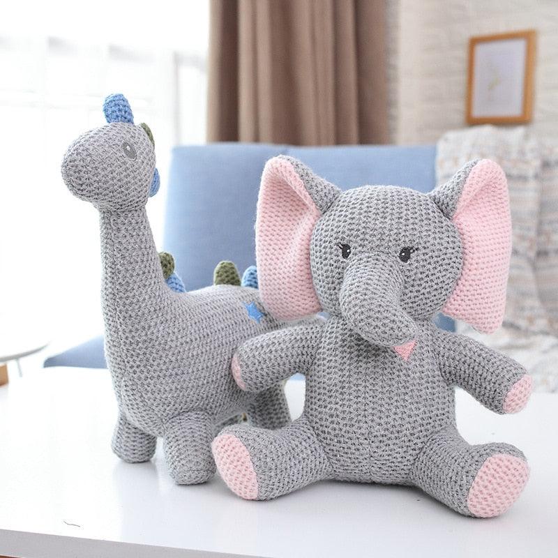 Jouet créatif pour animaux en peluche Poupée animale en tricot