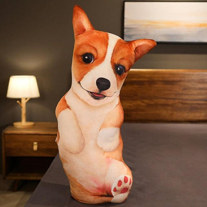 3D Corgi dog plush toy