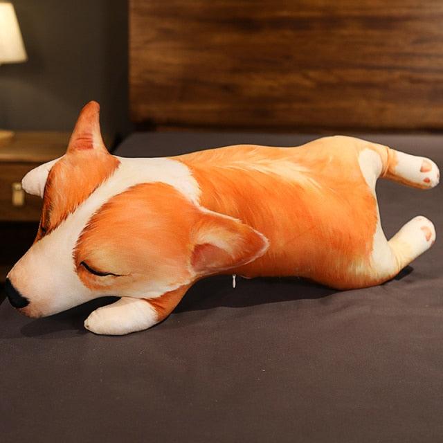 Peluche 3D chien Corgi