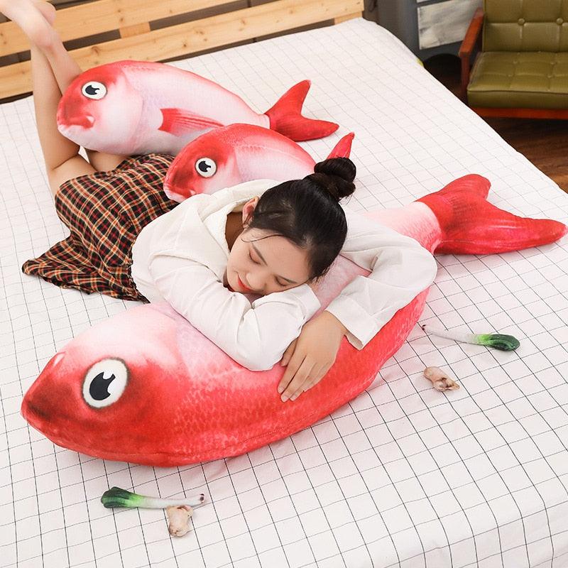 Funny Stuffed Animal Carp Red Fish Plush Toy