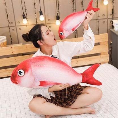 Funny Stuffed Animal Carp Red Fish Plush Toy