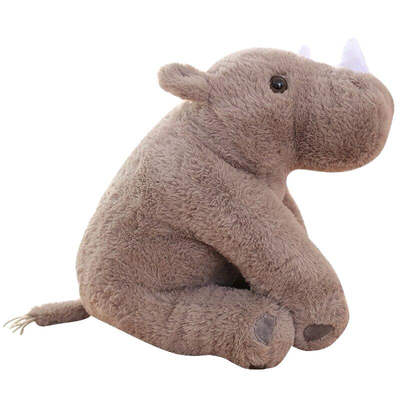 Peluche Rhinocéros Réaliste - Peluche Center | Boutique Doudou & Peluches