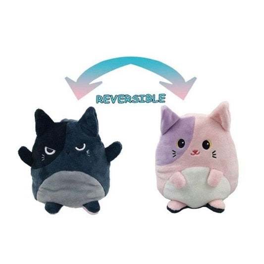 Peluche Réversible Gentil Chat - Peluche Center | Boutique Doudou & Peluches