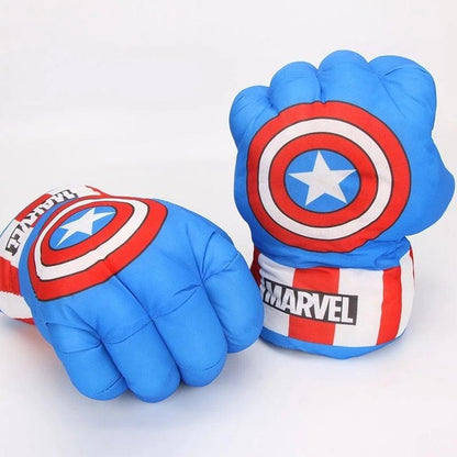 Peluche Marvel Gants Captain America - Peluche Center | Boutique Doudou & Peluches