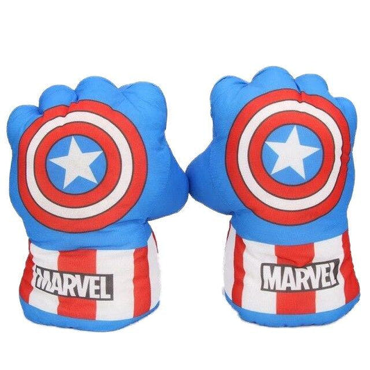 Peluche Marvel Gants Captain America - Peluche Center | Boutique Doudou & Peluches