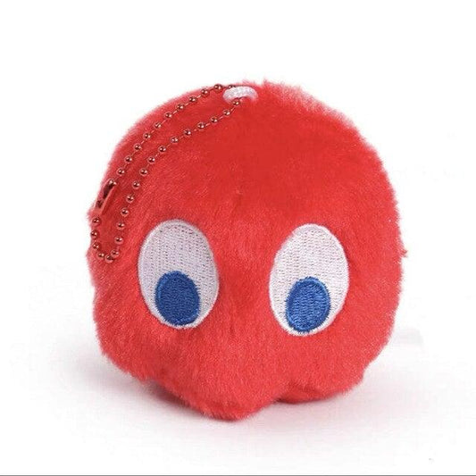 Peluche Pacman Porte Clés Fantôme Rouge - Peluche Center | Boutique Doudou & Peluches