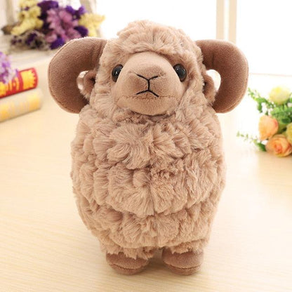 Peluche mouton à cornes plushie