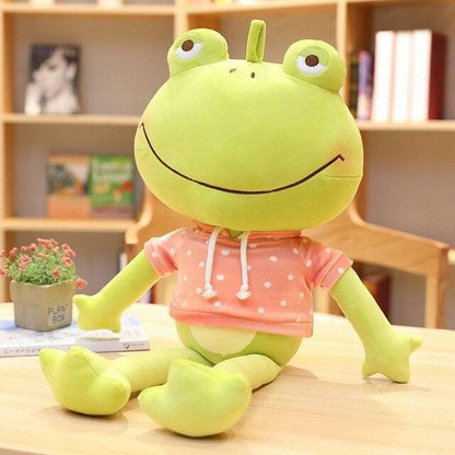 Grande Peluche Grenouille - Peluche Center | Boutique Doudou & Peluches