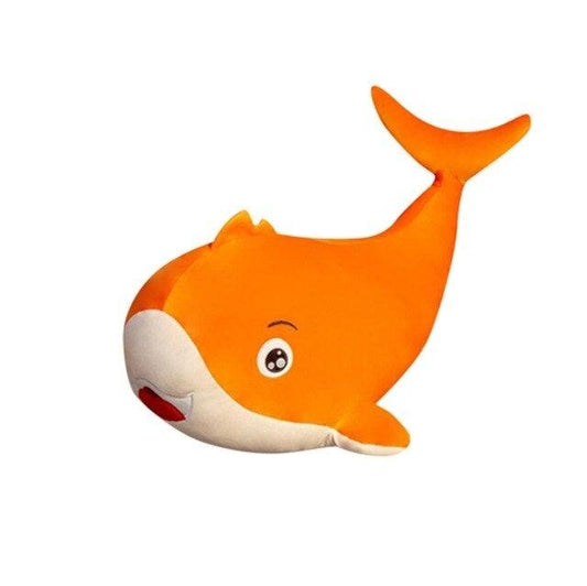 Peluche Dauphin Orange - Peluche Center | Boutique Doudou & Peluches